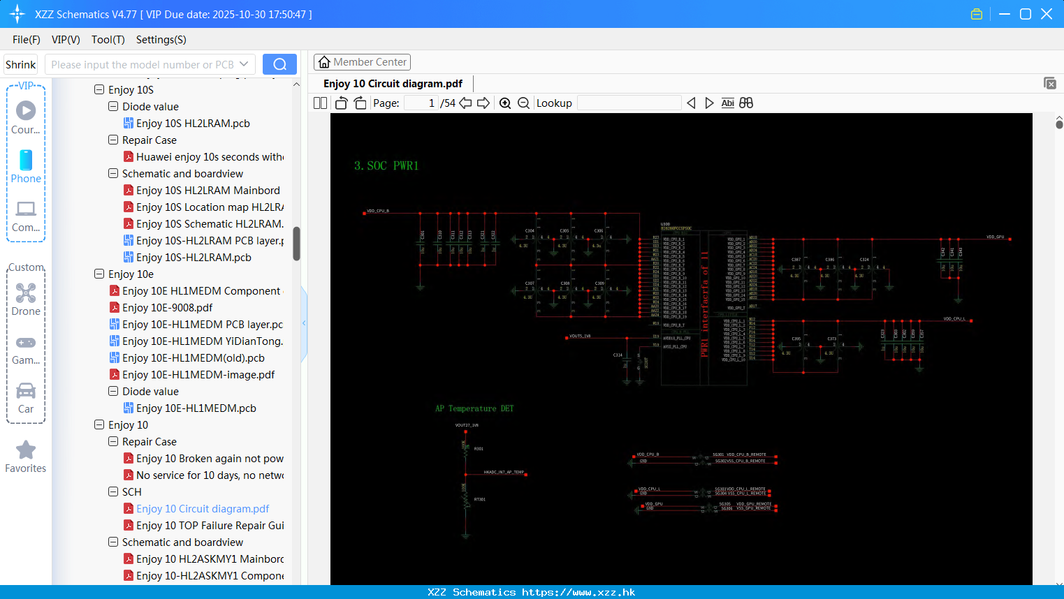 Huawei Enjoy 10 Circuit Diagram